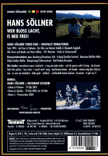 Produktbild: Hans S&ouml;llner - Wer blo&szlig; lacht, is ned frei!