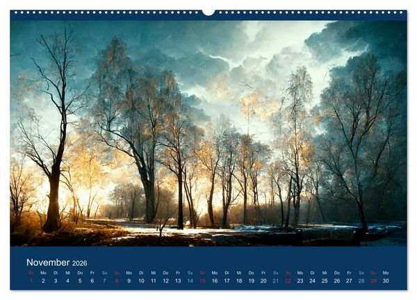 Produktbild: Das Geheimnis der Geduld (hochwertiger Premium Wandkalender 2026 DIN A2 quer), Kunstdruck in Hochglanz