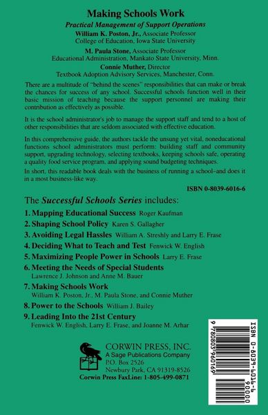 Produktbild: Making Schools Work