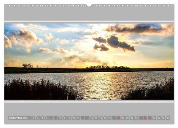 Produktbild: Ostfriesland - Deichspaziergang (hochwertiger Premium Wandkalender 2026 DIN A2 quer), Kunstdruck in Hochglanz