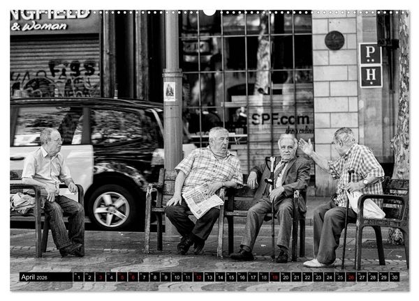 Produktbild: Streetlife Barcelona (Wandkalender 2026 DIN A2 quer), CALVENDO Monatskalender