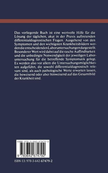 Produktbild: Laboruntersuchungen nach Symptomen und Krankheiten