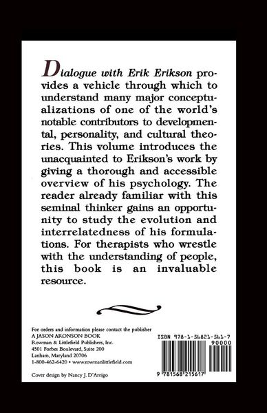 Produktbild: Dialogue with Erik Erikson