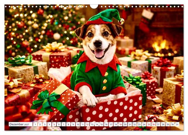 Produktbild: Wovon Hunde tr&auml;umen (Wandkalender 2027 DIN A3 quer), CALVENDO Monatskalender