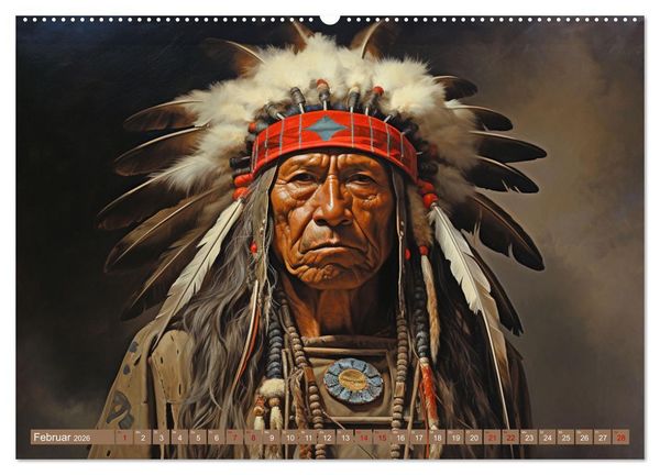 Produktbild: Indianische Impressionen (Wandkalender 2026 DIN A2 quer), CALVENDO Monatskalender