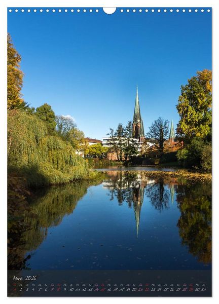 Produktbild: Oldenburg am Wasser (Wandkalender 2026 DIN A3 hoch), CALVENDO Monatskalender