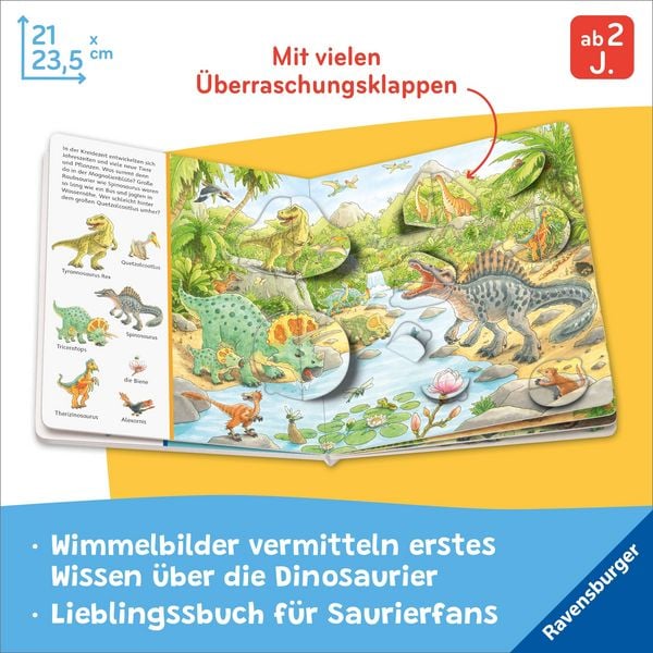 Produktbild: Mein Sachen suchen Wimmelbuch: Dinosaurier