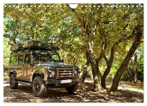 Produktbild: Mit dem 4x4 durch Europa (Wandkalender 2026 DIN A4 quer), CALVENDO Monatskalender