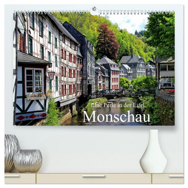 Produktbild: Eine Perle in der Eifel - Monschau (hochwertiger Premium Wandkalender 2026 DIN A2 quer), Kunstdruck in Hochglanz