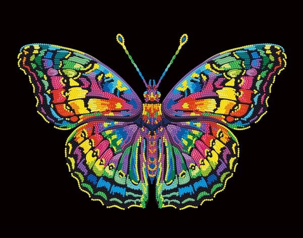 Produktbild: DIAMOND DOTZ - Diamond Painting Neon Schmetterling