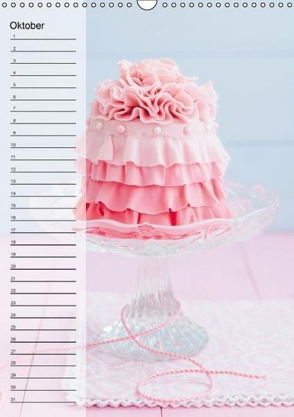 Produktbild: Geb&auml;ck-Couture K&uuml;chenplaner (Wandkalender immerw&auml;hrend DIN A3 hoch)