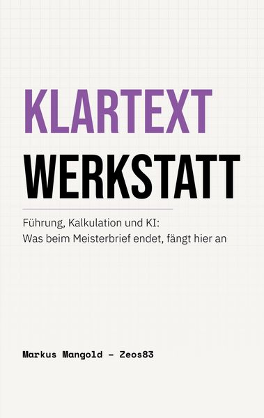 Produktbild: Klartext Werkstatt
