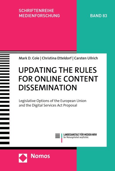 Produktbild: Updating the Rules for Online Content Dissemination