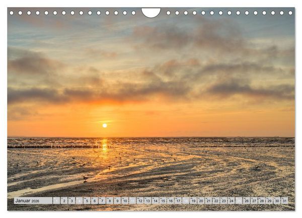 Produktbild: Wundersch&ouml;nes Amrum (Wandkalender 2026 DIN A4 quer), CALVENDO Monatskalender