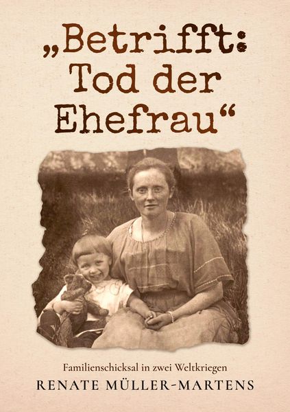 Produktbild: Betrifft: Tod der Ehefrau