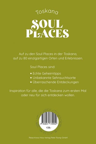 Produktbild: Soul Places Toskana – Die Seele der Toskana spüren