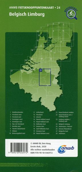 Produktbild: Belgisch Limburg (Hasselt / Turnhout) 1:100 000