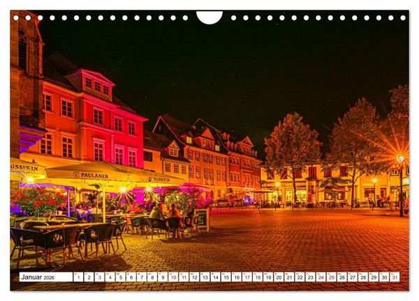 Produktbild: Rund um die Kr&auml;merbr&uuml;cke - Ein St&uuml;ck Mittelalter in Erfurt (Wandkalender 2026 DIN A4 quer), CALVENDO Monatskalender