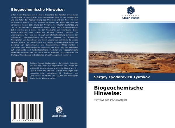 Biogeochemische Hinweise:, Taschenbuch von Sergey Fyodorovich Tyutikov, Verlag Unser Wissen, 9786204400525