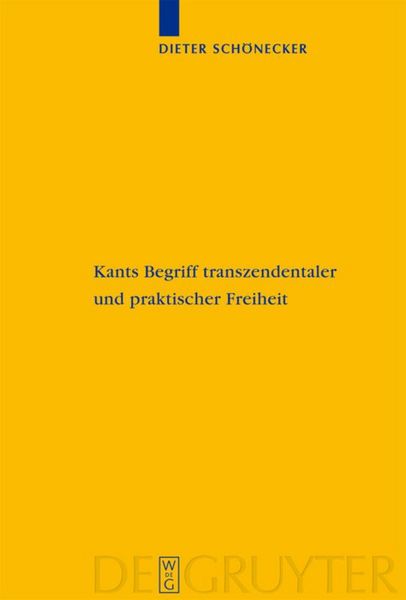 Produktbild: Kants Begriff transzendentaler und praktischer Freiheit