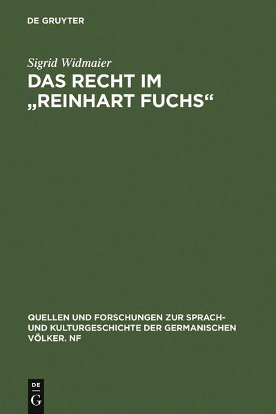Produktbild: Das Recht im "Reinhart Fuchs"