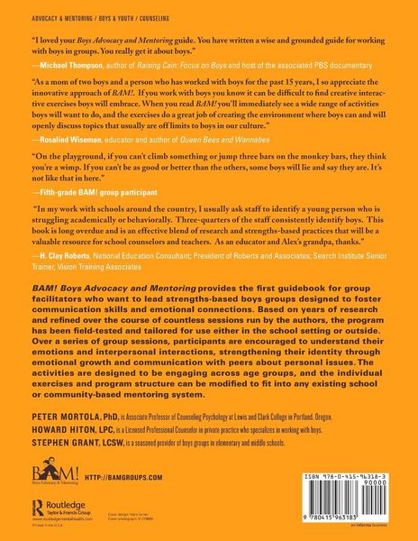 Produktbild: BAM! Boys Advocacy and Mentoring