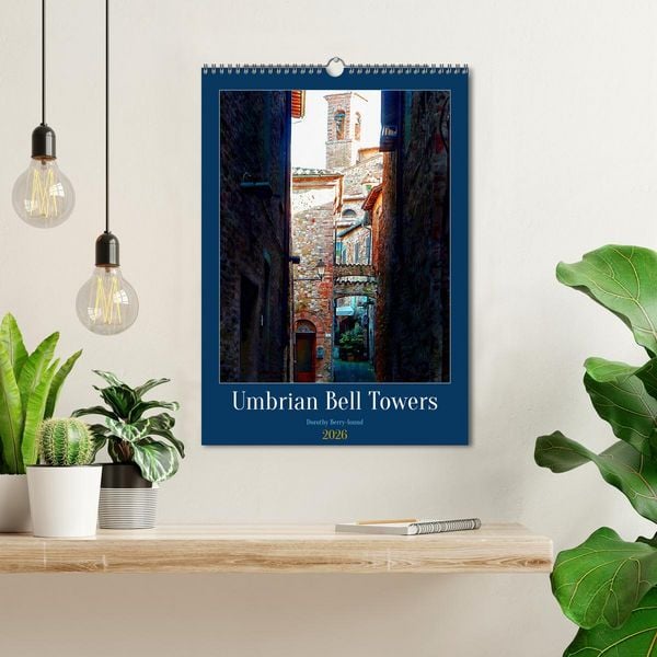 Produktbild: Umbrian Bell Towers (Wall Calendar 2026 DIN A3 portrait), CALVENDO 12 Month Wall Calendar