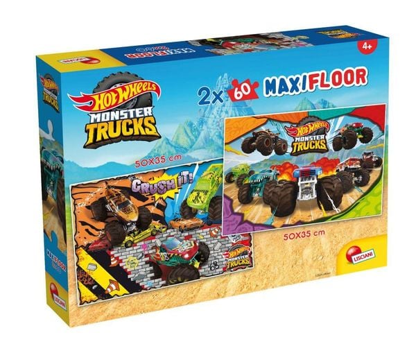 Produktbild: HOT WHEELS PUZZLE MAXIFLOOR 2 X 60