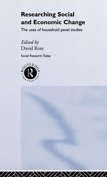 Produktbild: Researching Social and Economic Change