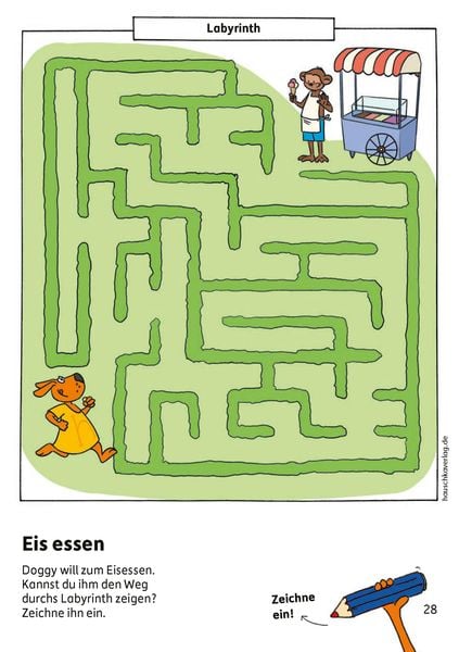 Produktbild: Kindergartenblock ab 4 Jahre – Rätsel-Spaß, Konzentration und Logik