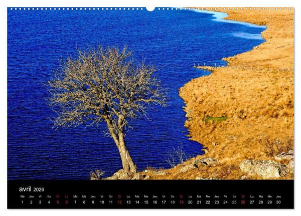Produktbild: AUBRAC (Calendrier mural 2026 DIN A2 vertical) calendrier de bureau