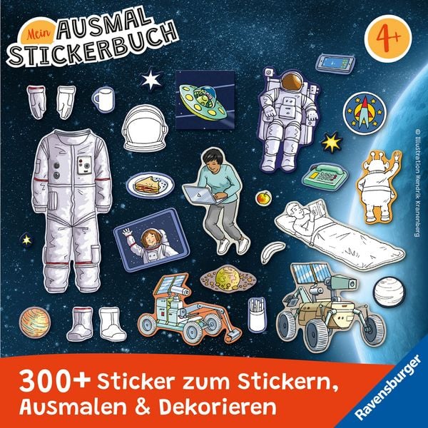 Produktbild: Mein Ausmalstickerbuch - Weltraum