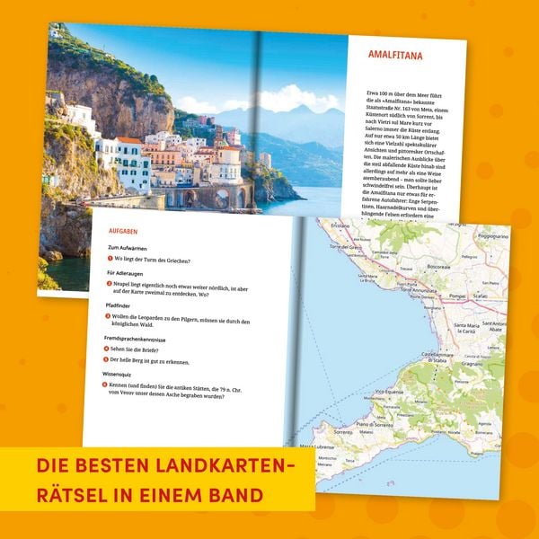 Produktbild: Landkarten R&auml;tselbuch &ndash; Die besten Landkarten-R&auml;tsel aller Zeiten. Der ultimative Sammelband