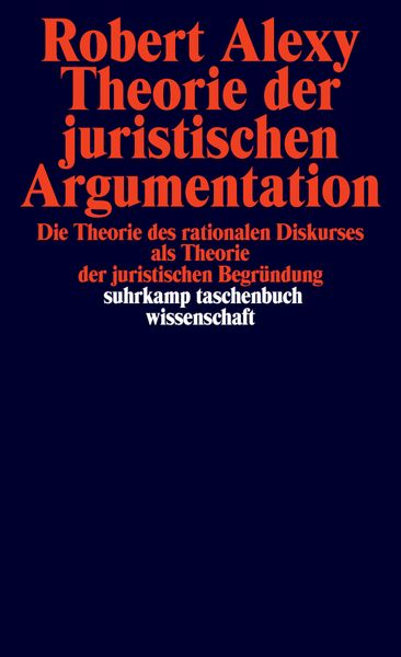 Theorie der juristischen Argumentation, Taschenbuch von Robert Alexy, Suhrkamp, 9783518280362