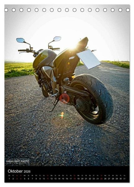 Produktbild: HONDA CB1000R (Tischkalender 2026 DIN A5 hoch), CALVENDO Monatskalender