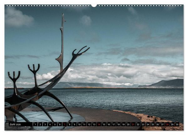 Produktbild: Island. Ein Land f&uuml;r Entdecker und Abenteurer. (Wandkalender 2026 DIN A2 quer), CALVENDO Monatskalender