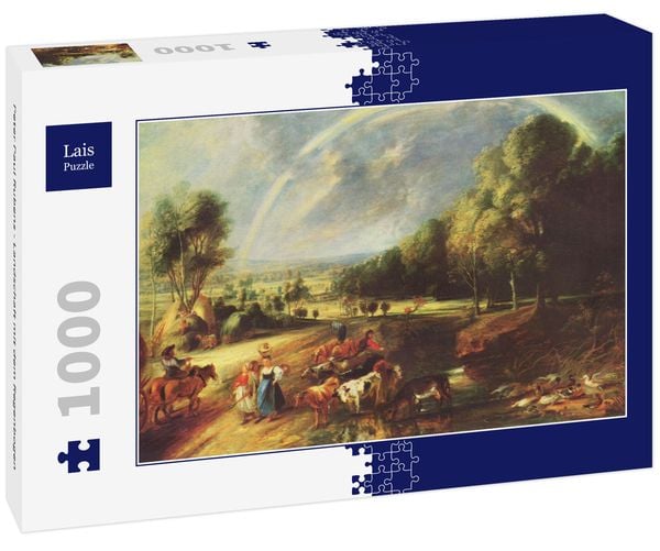 Produktbild: Lais Puzzle Peter Paul Rubens - Landschaft mit dem Regenbogen 1000 Teile