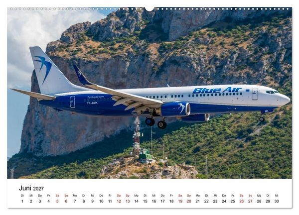 Produktbild: Boeing 737 - Die Baby Boeing (hochwertiger Premium Wandkalender 2027 DIN A2 quer), Kunstdruck in Hochglanz