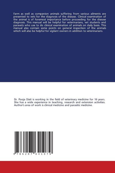 Produktbild: Manual on clinical examination in animals