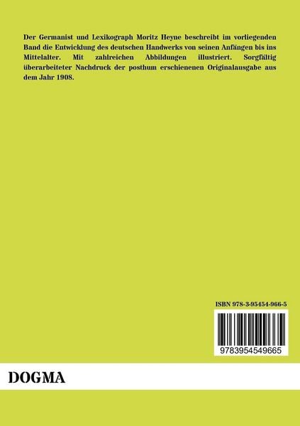 Produktbild: Das altdeutsche Handwerk