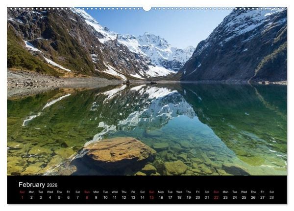 Produktbild: South Island of New Zealand (High Quality Premium Wall Calendar 2026 DIN A2 landscape),CALVENDO 12 Month Wall Calendar