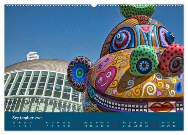 Produktbild: Valencia - Geschichte und Moderne (Wandkalender 2026 DIN A2 quer), CALVENDO Monatskalender