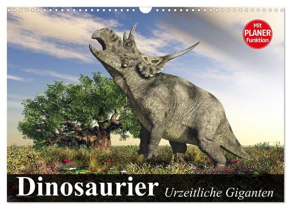Produktbild: Dinosaurier. Urzeitliche Giganten (Wandkalender 2026 DIN A3 quer), CALVENDO Monatskalender