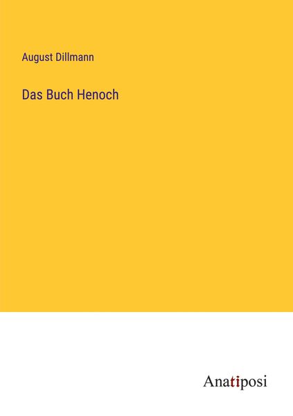 Produktbild: Das Buch Henoch
