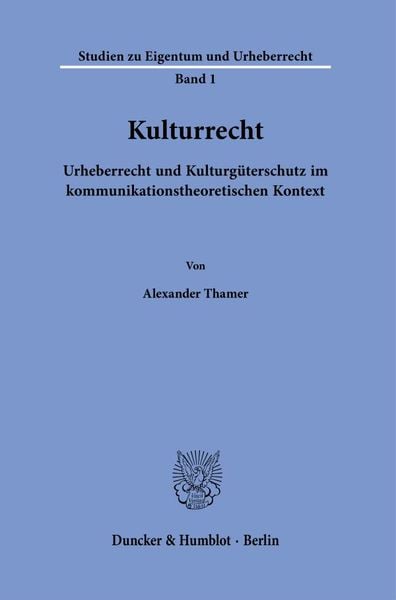 Produktbild: Kulturrecht.