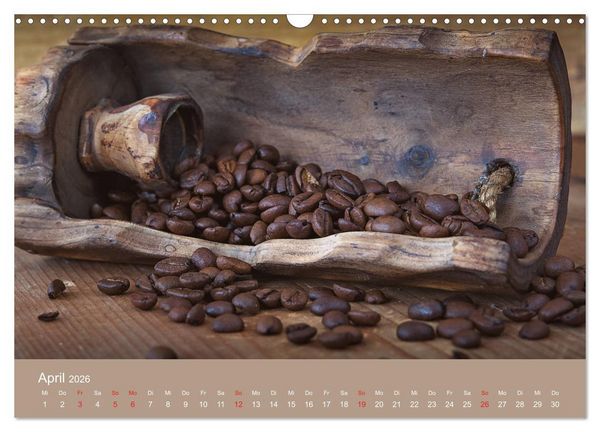 Produktbild: I Love Coffee - Dein Kaffeekalender f&uuml;r Geniesser des schwarzen Goldes (Wandkalender 2026 DIN A3 quer), CALVENDO Monatskalender