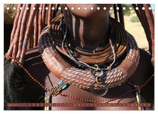 Produktbild: Himba - Der Schmuck der sch&ouml;nen Frauen (Tischkalender 2027 DIN A5 quer), CALVENDO Monatskalender