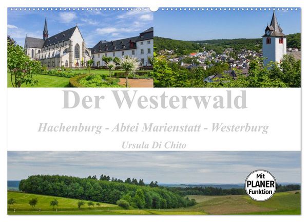 Der Westerwald (Wandkalender 2026 DIN A2 quer), CALVENDO Monatskalender