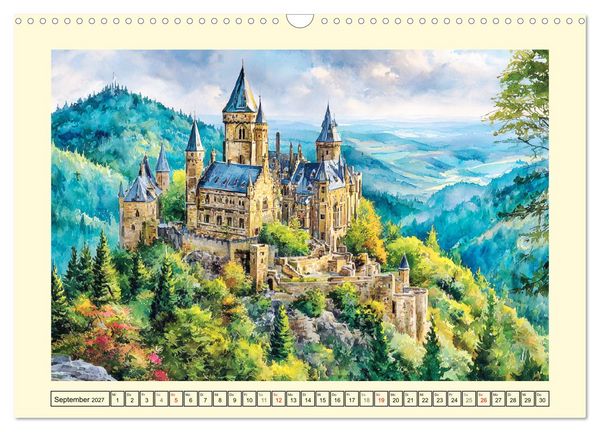 Produktbild: Deutschland. K&uuml;nstlerische Interpretationen (Wandkalender 2027 DIN A3 quer), CALVENDO Monatskalender