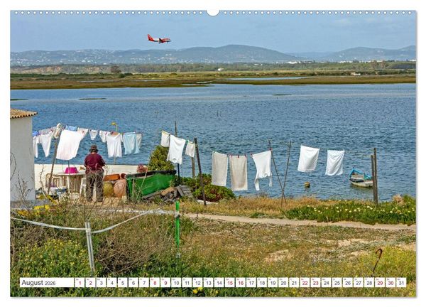 Produktbild: Die Sandalgarve - Der flache K&uuml;stenabschnitt im S&uuml;dosten Portugals (hochwertiger Premium Wandkalender 2026 DIN A2 quer), Kunstdruck in Hochglanz